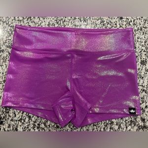 WOD Bottom Purple Shimmer Shorties Size XL